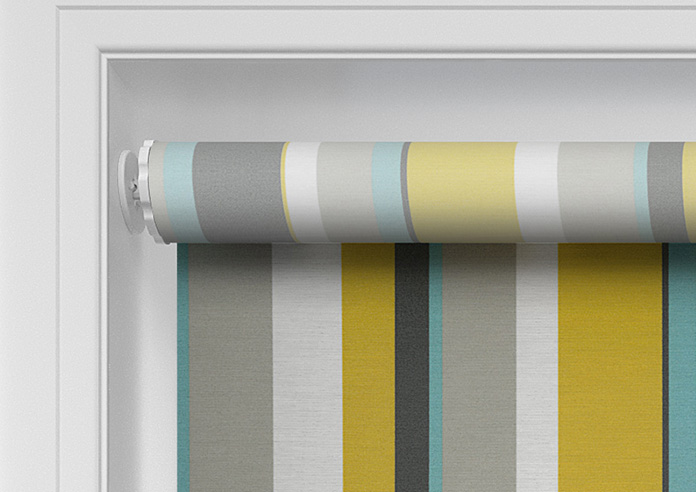 Riviera Stripe, Chartreuse - Twist&Fit Roller Blind - Image 10